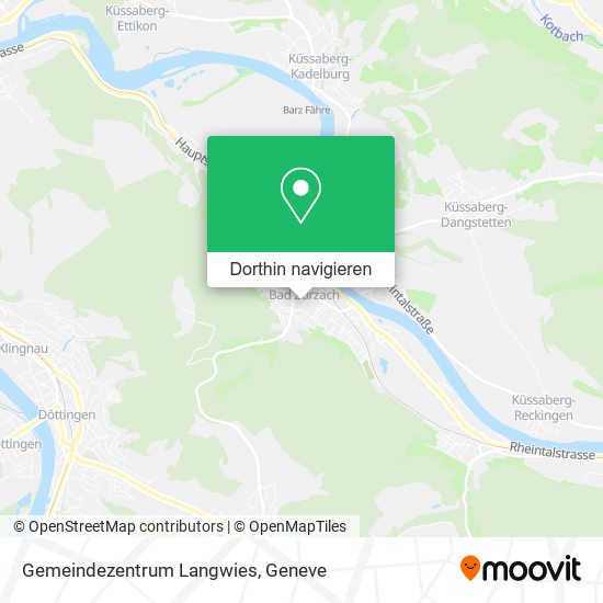 Gemeindezentrum Langwies Karte