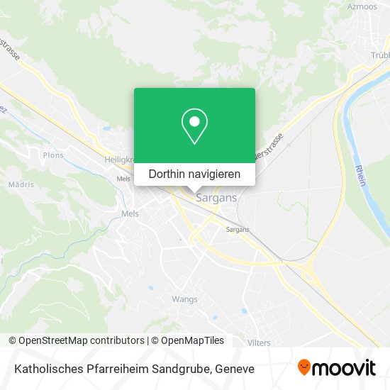 Katholisches Pfarreiheim Sandgrube Karte