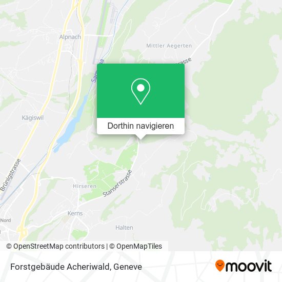 Forstgebäude Acheriwald Karte