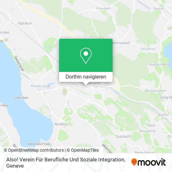 Also! Verein Für Berufliche Und Soziale Integration Karte
