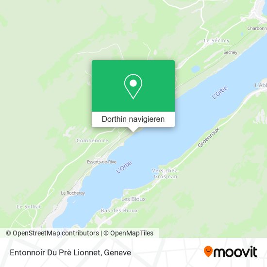 Entonnoir Du Prè Lionnet Karte