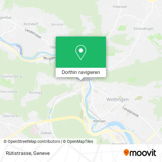 Rütistrasse Karte