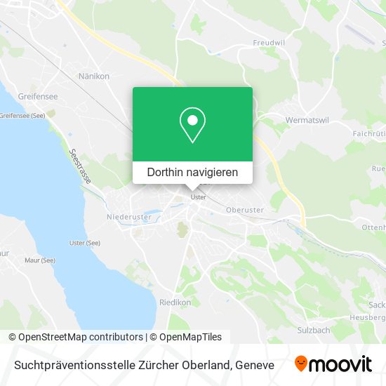 Suchtpräventionsstelle Zürcher Oberland Karte