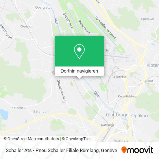 Schaller Ats - Pneu Schaller Filiale Rümlang Karte