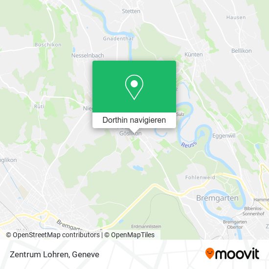 Zentrum Lohren Karte