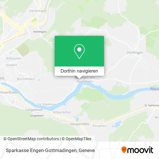 Sparkasse Engen-Gottmadingen Karte
