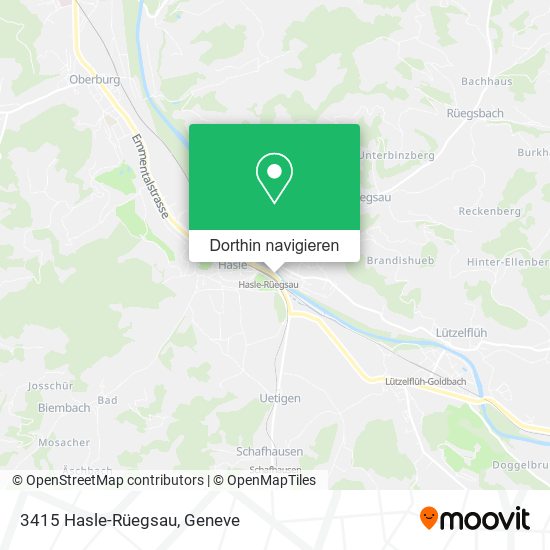 3415 Hasle-Rüegsau Karte