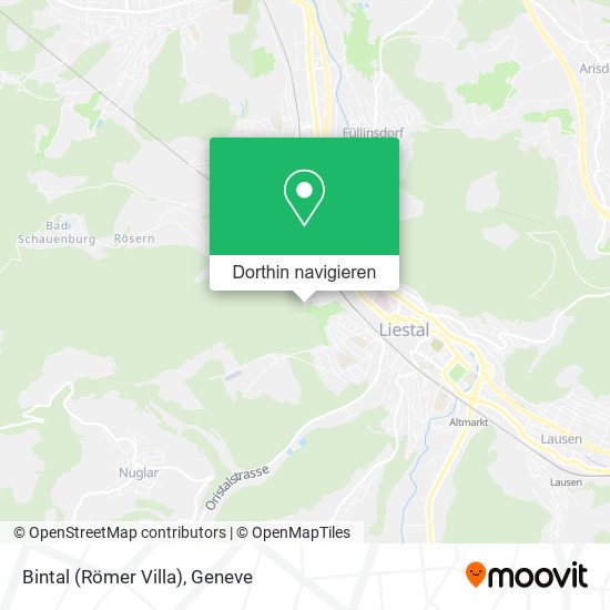 Bintal (Römer Villa) Karte
