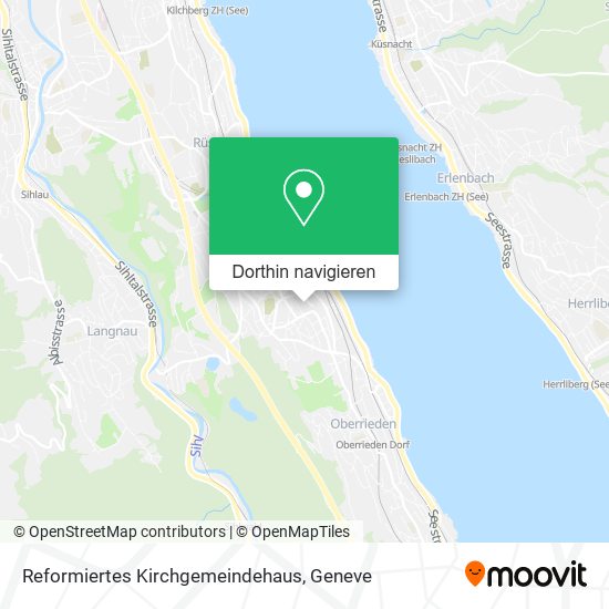Reformiertes Kirchgemeindehaus Karte