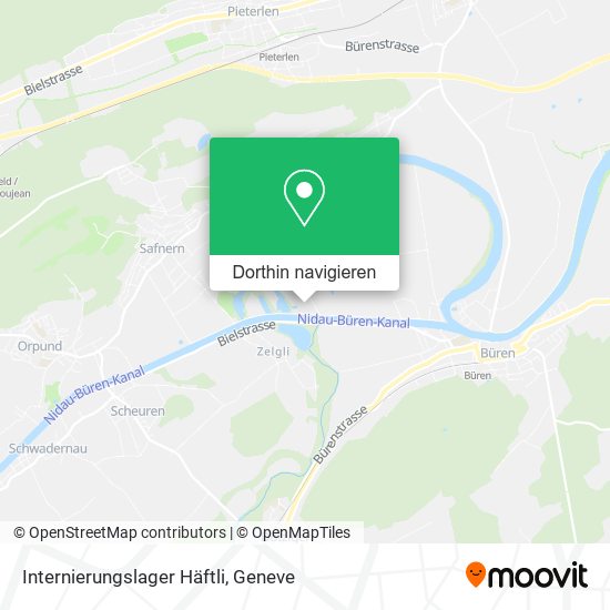 Internierungslager Häftli Karte