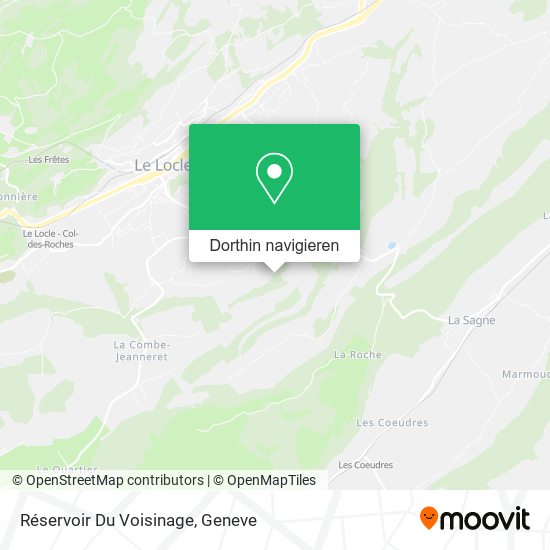 Réservoir Du Voisinage Karte