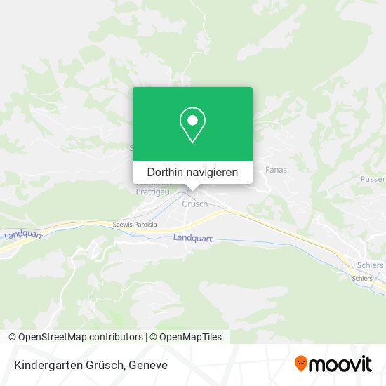 Kindergarten Grüsch Karte