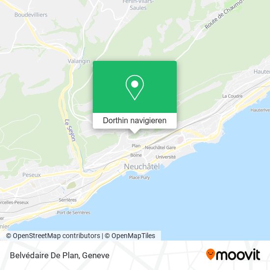 Belvédaire De Plan Karte