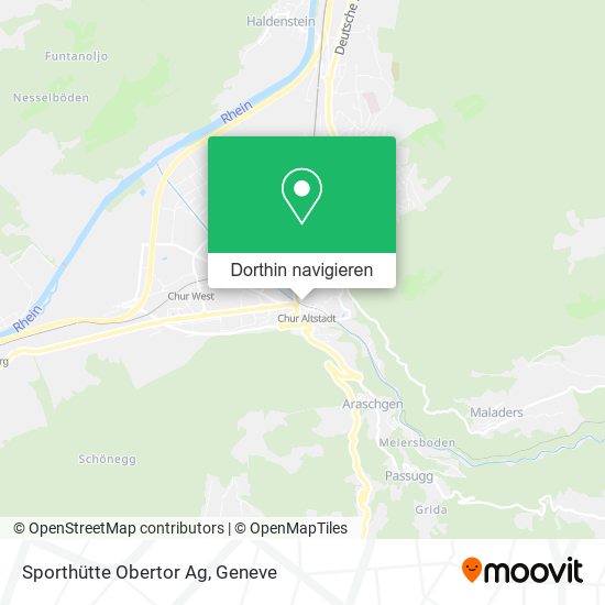 Sporthütte Obertor Ag Karte