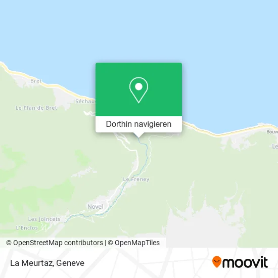 La Meurtaz Karte