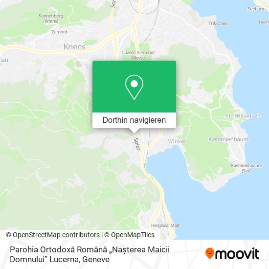 Parohia Ortodoxă Română „Nașterea Maicii Domnului” Lucerna Karte