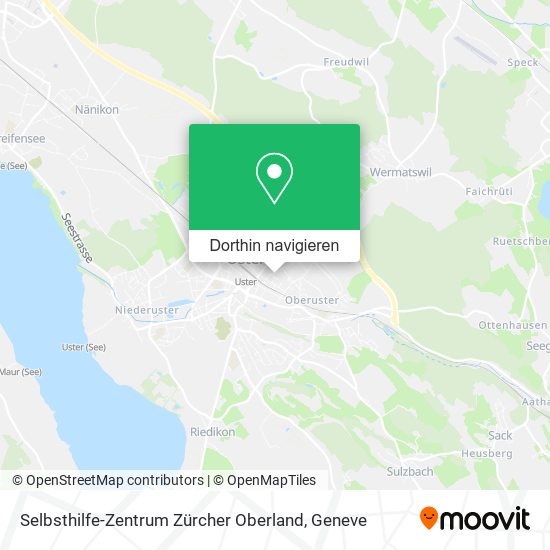 Selbsthilfe-Zentrum Zürcher Oberland Karte