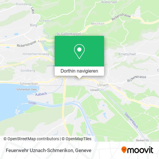 Feuerwehr Uznach-Schmerikon Karte