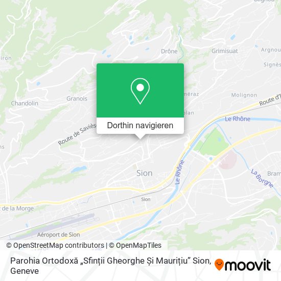 Parohia Ortodoxă „Sfinții Gheorghe Și Maurițiu” Sion Karte