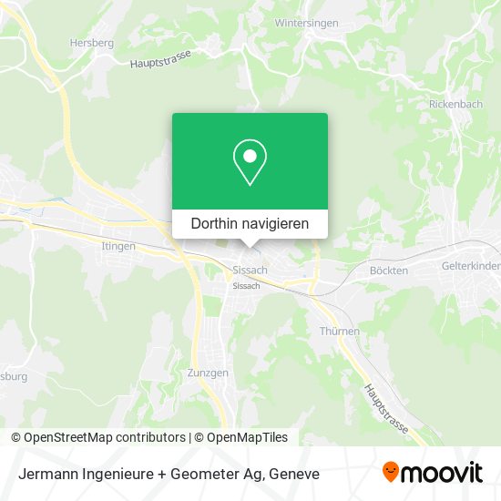 Jermann Ingenieure + Geometer Ag Karte