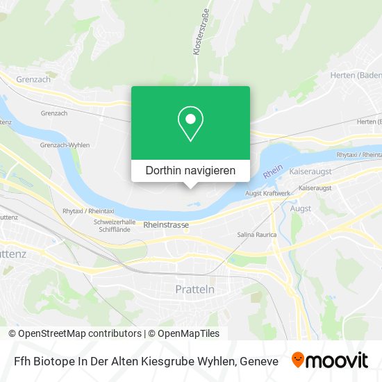 Ffh Biotope In Der Alten Kiesgrube Wyhlen Karte