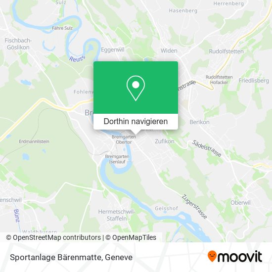 Sportanlage Bärenmatte Karte