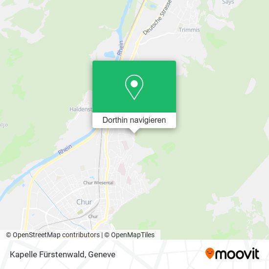 Kapelle Fürstenwald Karte