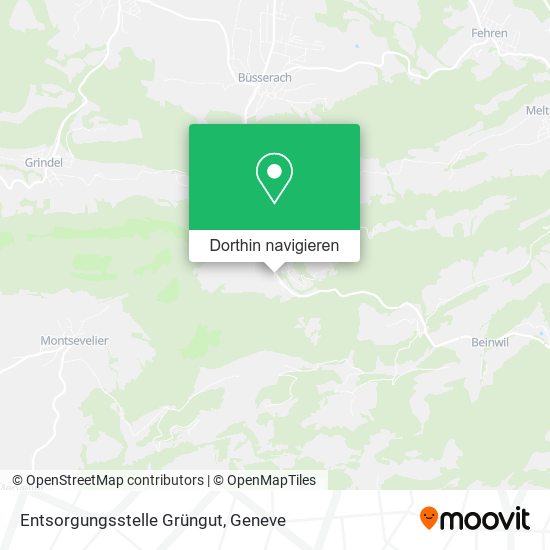 Entsorgungsstelle Grüngut Karte