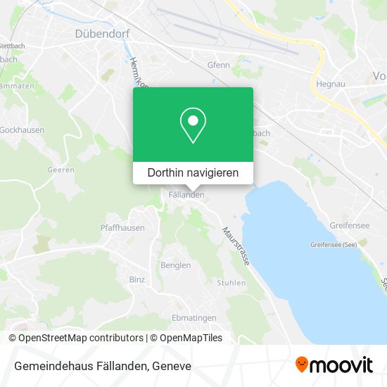 Gemeindehaus Fällanden Karte