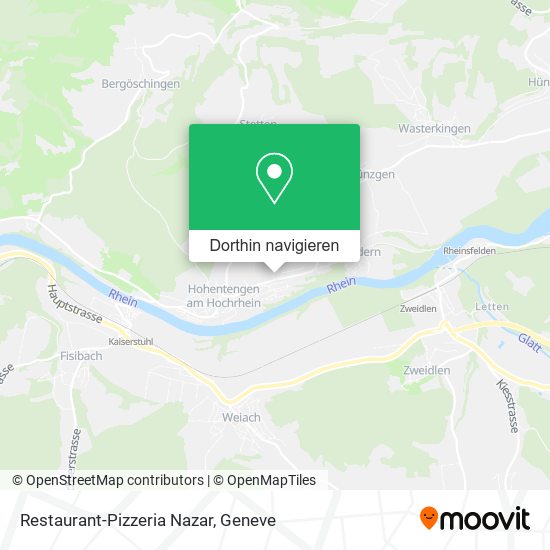 Restaurant-Pizzeria Nazar Karte