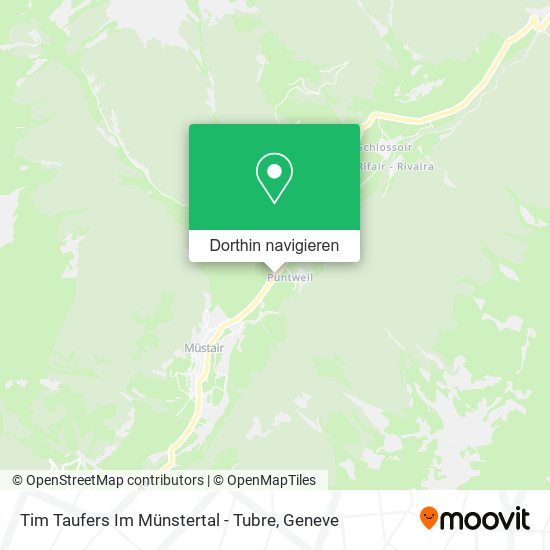 Tim Taufers Im Münstertal - Tubre Karte