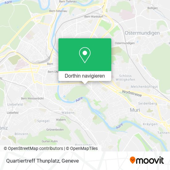 Quartiertreff Thunplatz Karte