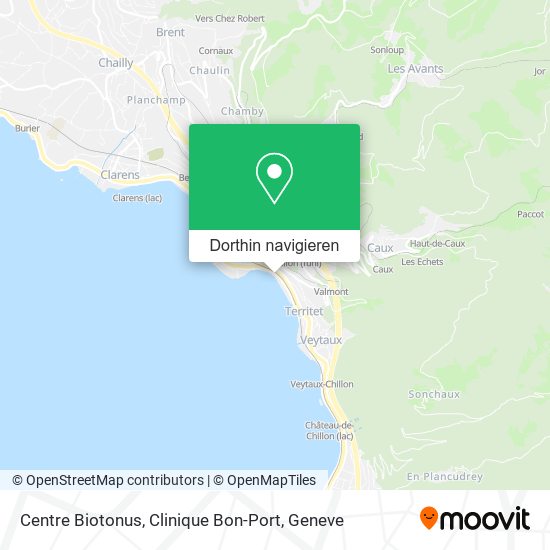 Centre Biotonus, Clinique Bon-Port Karte