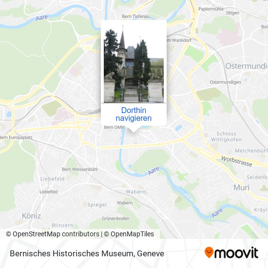 Bernisches Historisches Museum Karte