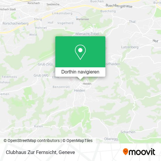 Clubhaus Zur Fernsicht Karte