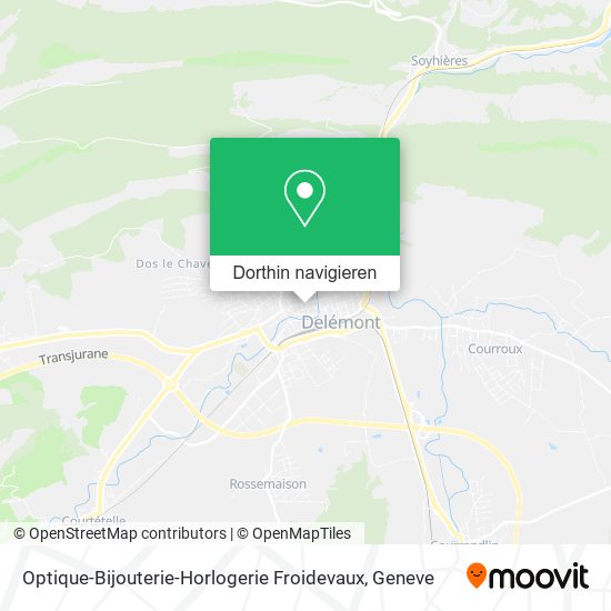 Optique-Bijouterie-Horlogerie Froidevaux Karte