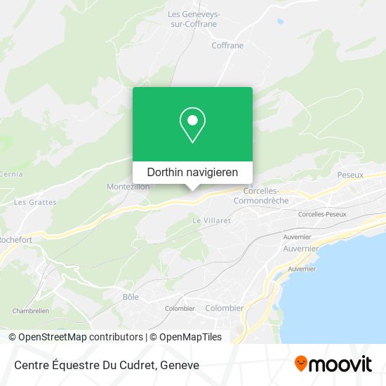 Centre Équestre Du Cudret Karte