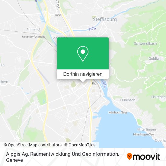 Alpgis Ag, Raumentwicklung Und Geoinformation Karte