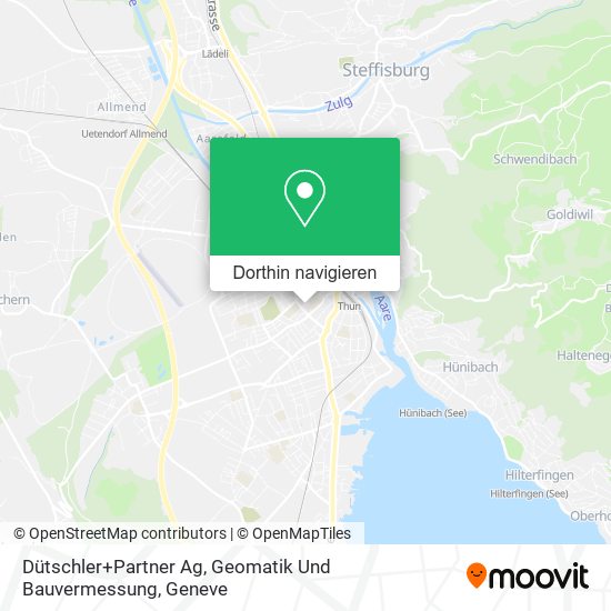 Dütschler+Partner Ag, Geomatik Und Bauvermessung Karte
