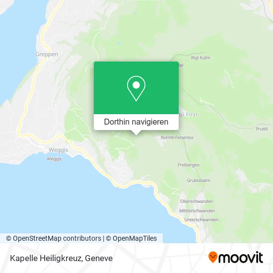 Kapelle Heiligkreuz Karte