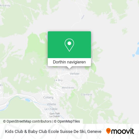 Kids Club & Baby Club Ecole Suisse De Ski Karte