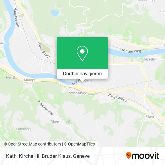 Kath. Kirche Hl. Bruder Klaus Karte