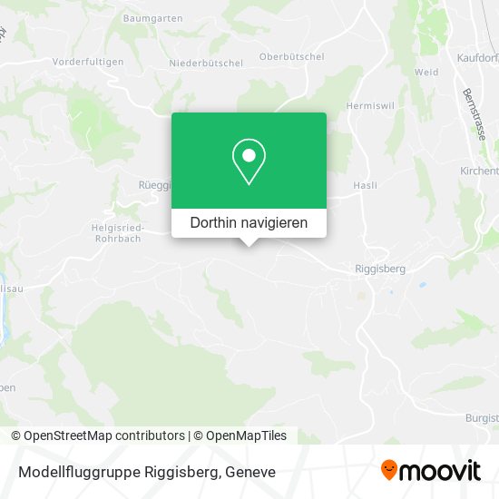 Modellfluggruppe Riggisberg Karte