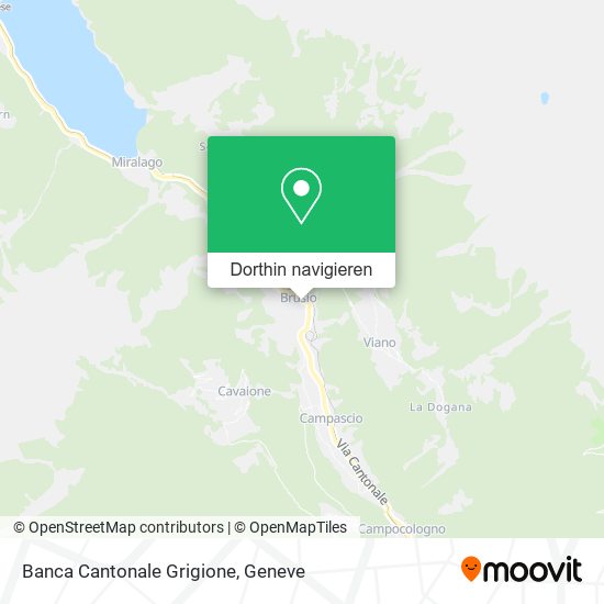 Banca Cantonale Grigione Karte