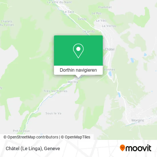 Châtel (Le Linga) Karte