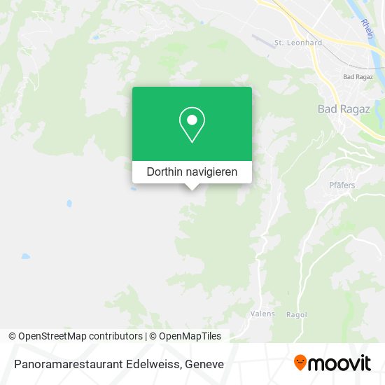 Panoramarestaurant Edelweiss Karte