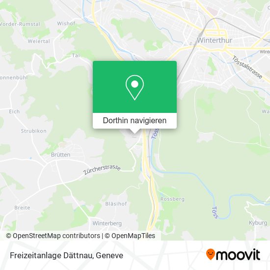 Freizeitanlage Dättnau Karte