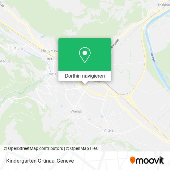 Kindergarten Grünau Karte
