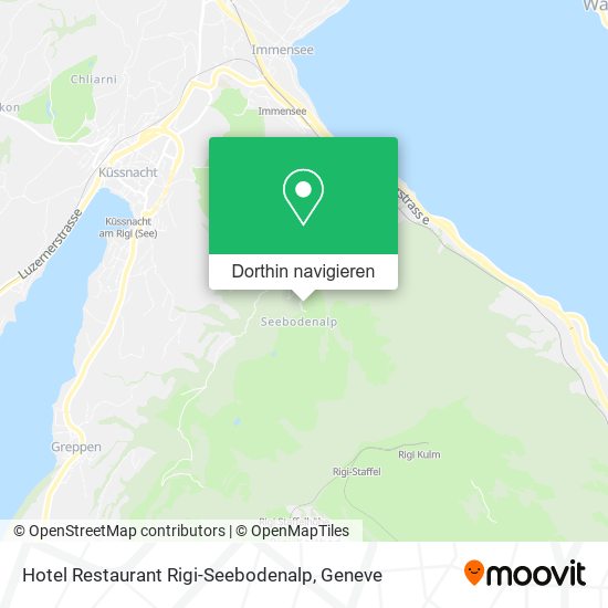 Hotel Restaurant Rigi-Seebodenalp Karte