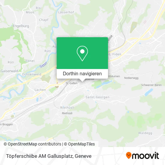 Töpferschiibe AM Gallusplatz Karte